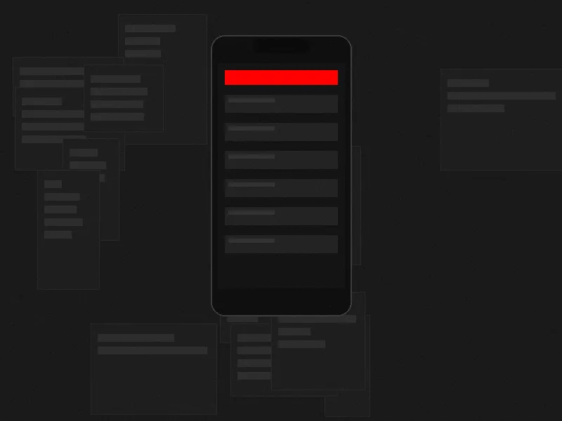 黑料 官网 官方移动应用界面展示，暗色主题设计